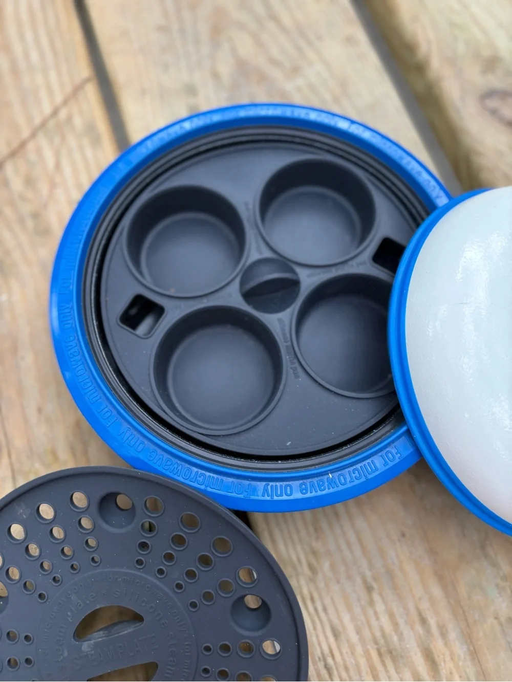 Rangemate Blue Multi Cooker microwave grilling baking steaming roasting